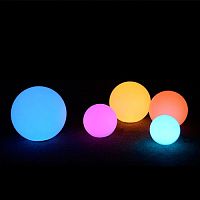 Шар светодиодный Moonligth RGB 220В IP65 200мм ПДУ картинка 